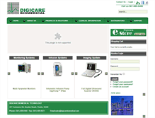 Tablet Screenshot of digihuman.digicarebiomedical.com